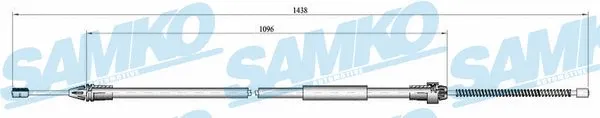 Cable Pull, parking brake (C0684B)