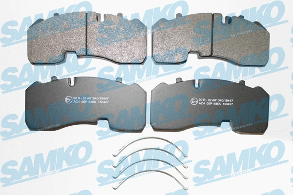 Brake Pad Set, disc brake (5SP1185)