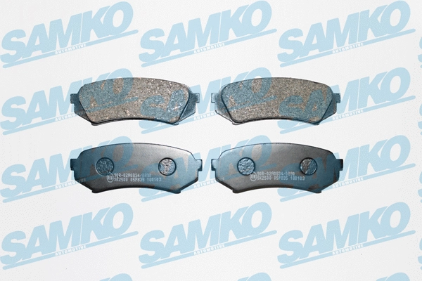 Brake Pad Set, disc brake (5SP835)