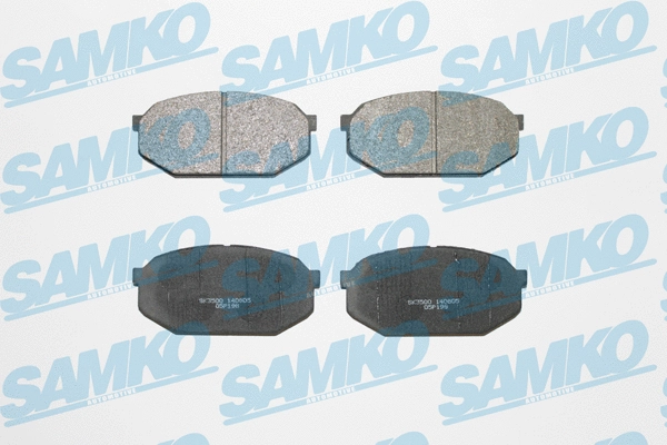Brake Pad Set, disc brake (5SP198)