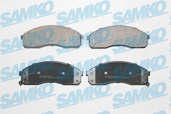 Brake Pad Set, disc brake (5SP1072)