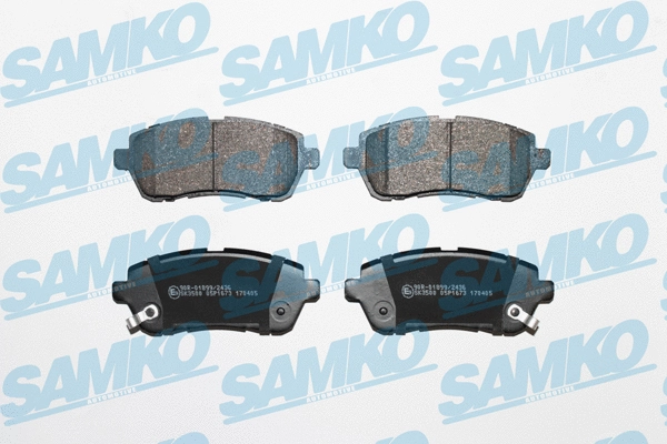 Brake Pad Set, disc brake (5SP1673)