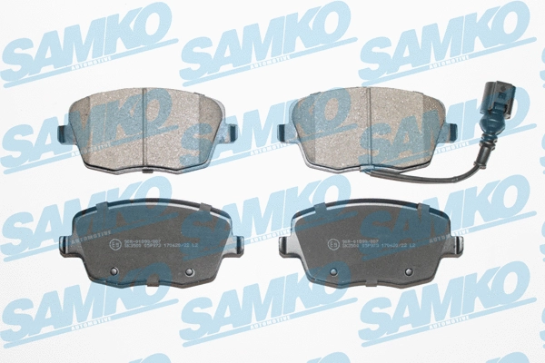 Brake Pad Set, disc brake (5SP973)
