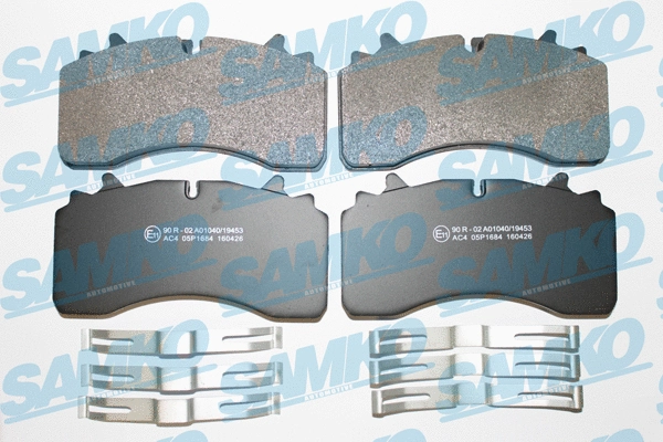Brake Pad Set, disc brake (5SP1684)