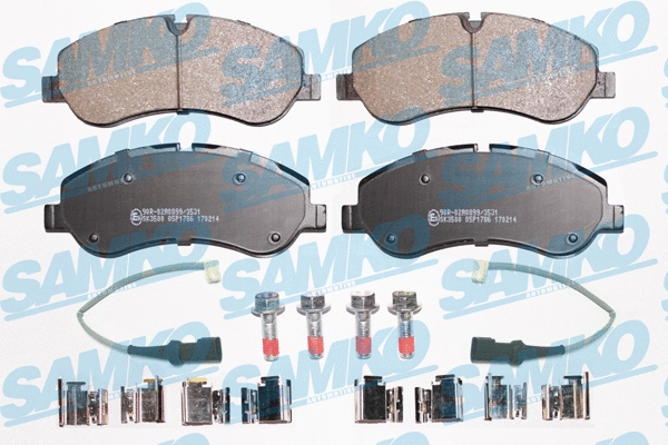 Brake Pad Set, disc brake (5SP1786A)