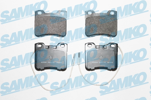 Brake Pad Set, disc brake (5SP1135)