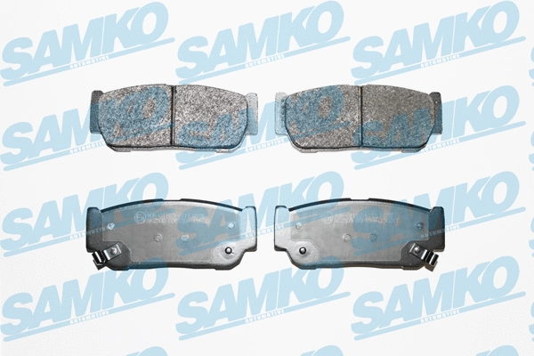 Brake Pad Set, disc brake (5SP1504)