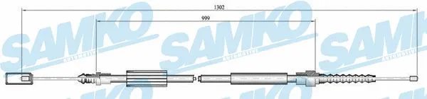Cable Pull, parking brake (C0695B)