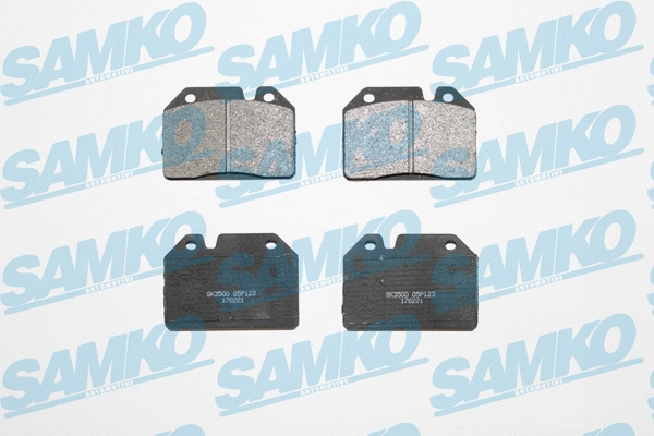 Brake Pad Set, disc brake (5SP123)
