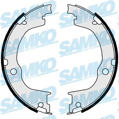 Brake Shoe Set, parking brake (89750)