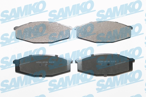 Brake Pad Set, disc brake (5SP289)