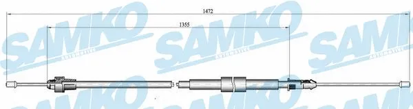 Cable Pull, parking brake (C0139B)