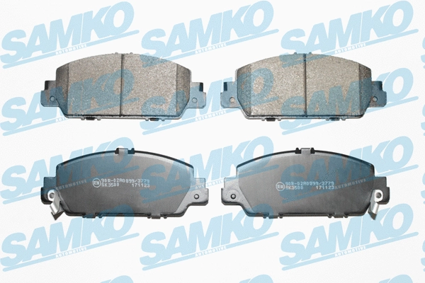 Brake Pad Set, disc brake (5SP1886)