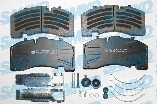 Brake Pad Set, disc brake (5SP1186K)