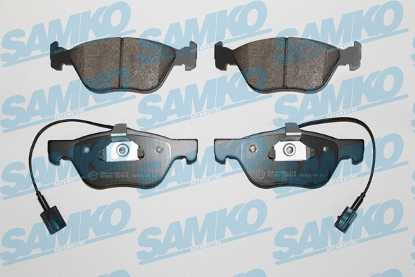 Brake Pad Set, disc brake (5SP614)