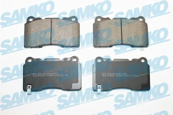 Brake Pad Set, disc brake (5SP2173)