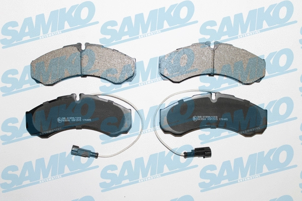 Brake Pad Set, disc brake (5SP1515)