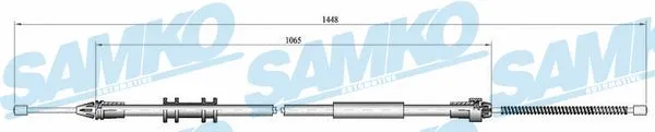 Cable Pull, parking brake (C0702B)