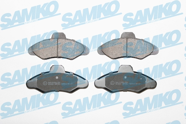 Brake Pad Set, disc brake (5SP383)