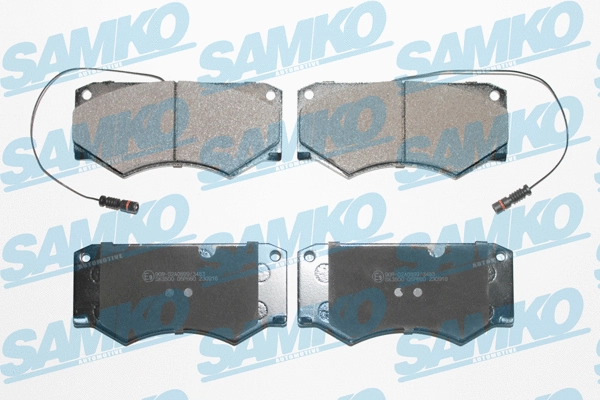 Brake Pad Set, disc brake (5SP660)