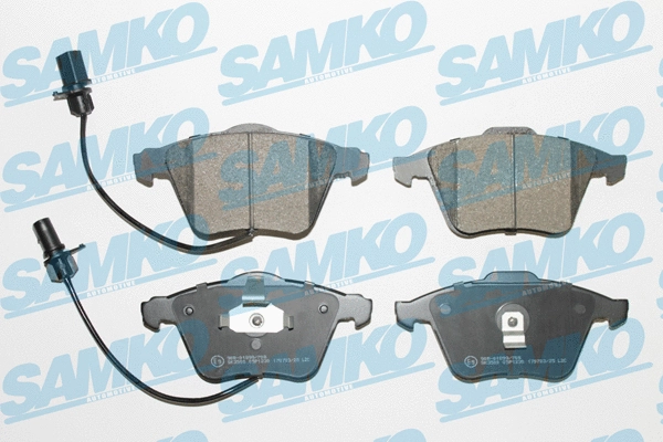 Brake Pad Set, disc brake (5SP1230)