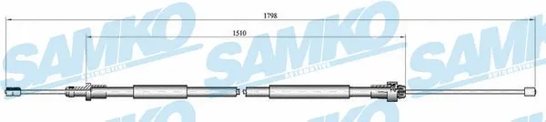 Cable Pull, parking brake (C0104B)