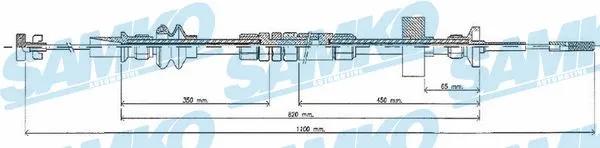 Cable Pull, clutch control (C0273C)