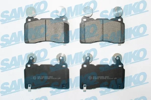 Brake Pad Set, disc brake (5SP2114)