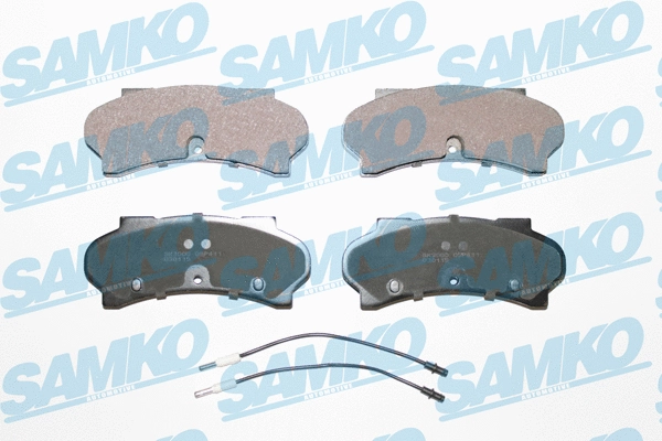 Brake Pad Set, disc brake (5SP411)