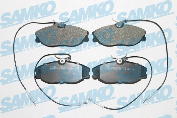 Brake Pad Set, disc brake (5SP1104)