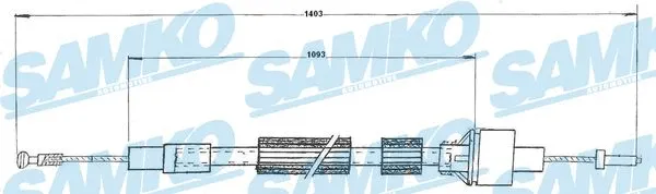 Cable Pull, clutch control (C0087C)