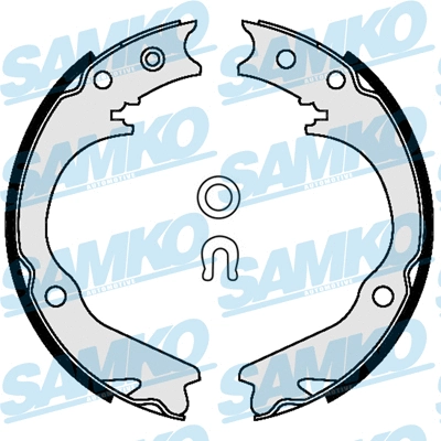 Brake Shoe Set, parking brake (89580)