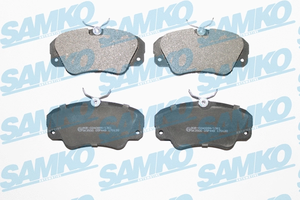 Brake Pad Set, disc brake (5SP449)
