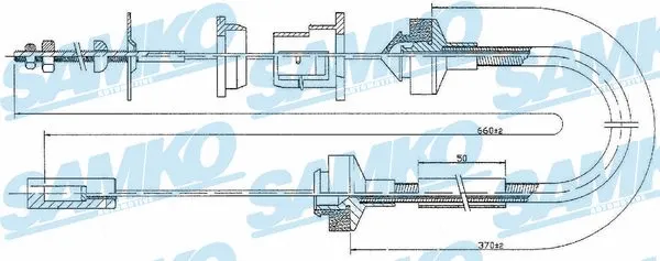 Cable Pull, clutch control (C0149C)
