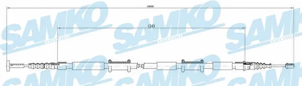 Cable Pull, parking brake (C0026B)