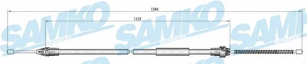 Cable Pull, parking brake (C0400B)
