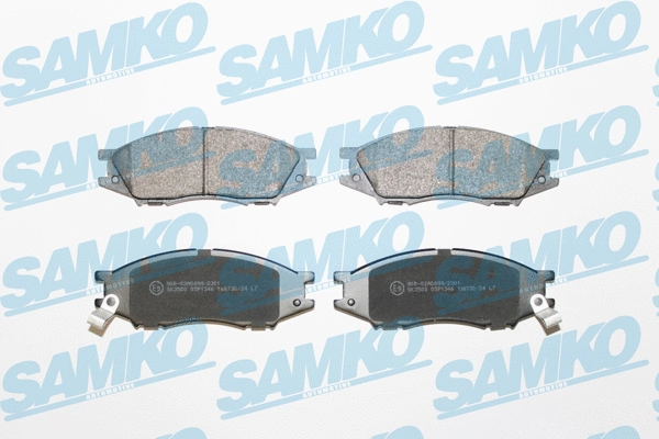 Brake Pad Set, disc brake (5SP1346)