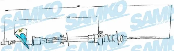 Cable Pull, clutch control (C0134C)