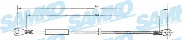Cable Pull, parking brake (C0908B)