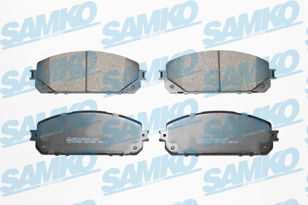 Brake Pad Set, disc brake (5SP1956)