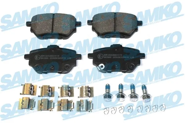 Brake Pad Set, disc brake (5SP2251K)