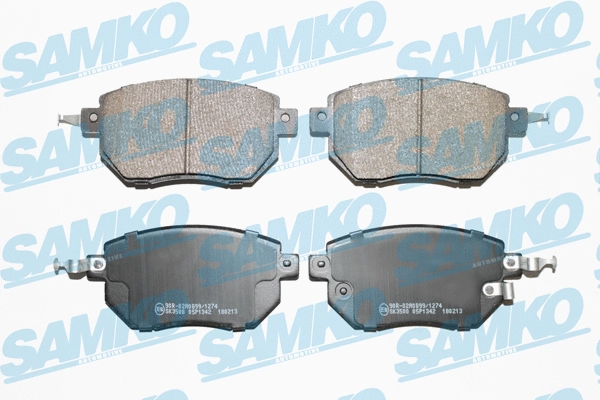 Brake Pad Set, disc brake (5SP1342)