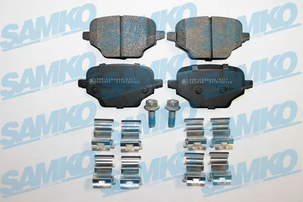 Brake Pad Set, disc brake (5SP2162K)