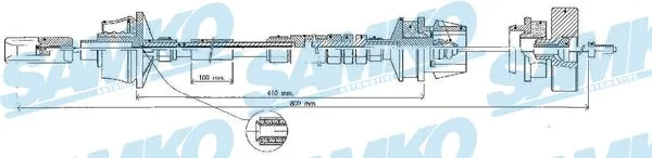 Cable Pull, clutch control (C0341C)