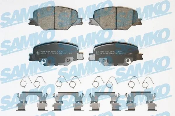 Brake Pad Set, disc brake (5SP2107K)