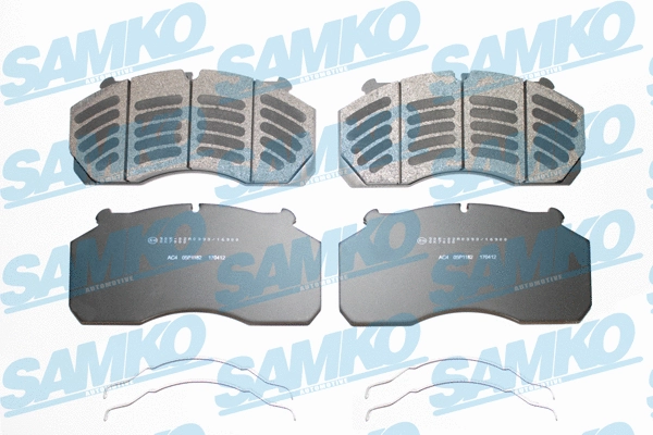 Brake Pad Set, disc brake (5SP1182)