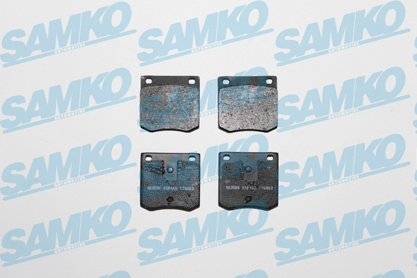 Brake Pad Set, disc brake (5SP165)