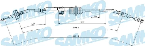 Cable Pull, clutch control (C0257C)