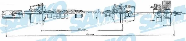 Cable Pull, clutch control (C0017C)