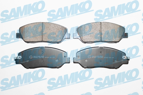 Brake Pad Set, disc brake (5SP1382)